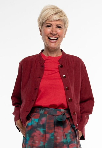 Kurze Leinenjacke - rumba