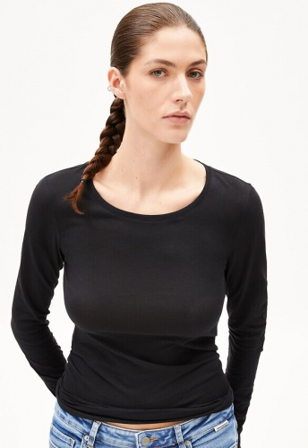 Longsleeve "Einiaara Soft" - black