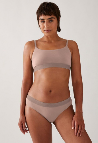Bralette aus Modal "Tovaa" - grey blush