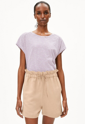 Shirt "Oneliaa Lovely Stripes" - oatmilk/sunset sky