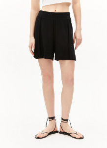 Viskose-Shorts "Aarezu" - schwarz