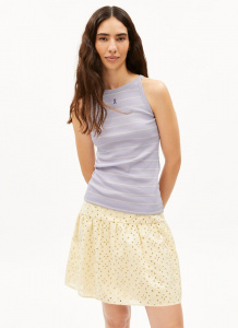 Ribbed Top "Kataalin Fine Stripes" - soft lilac