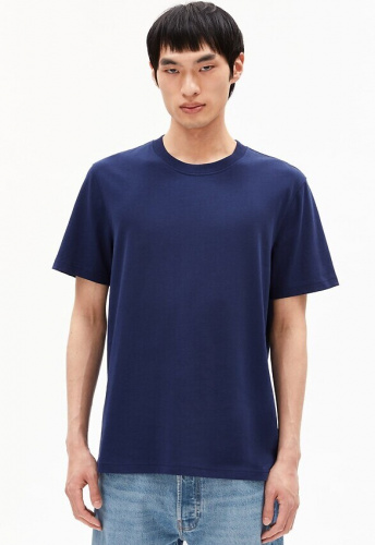 Heavyweight -Shirt "Maarkos" - blue noon