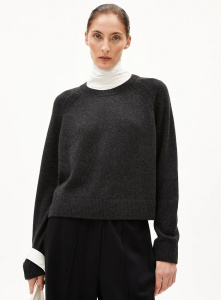 Wool Knit Jumper "Diliriaa Reglana" - steel melange
