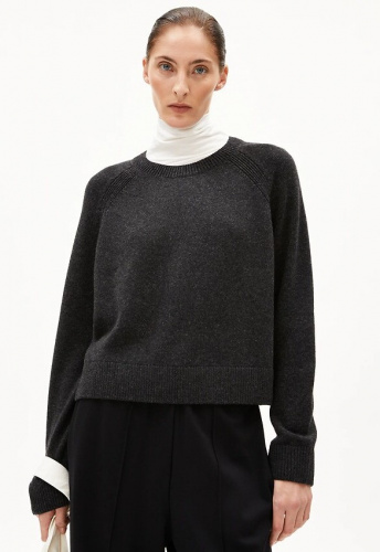 Wool Knit Jumper "Diliriaa Reglana" - steel melange