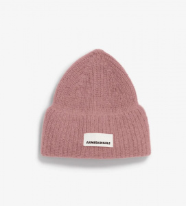 Wool/Mohair Hat "Snowaa" - light berry