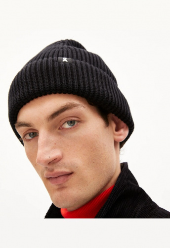 Strickmütze "Iconic A Nildaao Cotton" - black