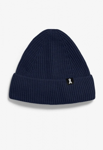 Strickmütze "Iconic A Nildaao Cotton" - tinted navy