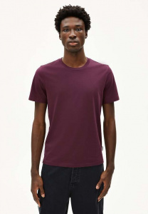 T-Shirt "Jaames" - dark cranberry