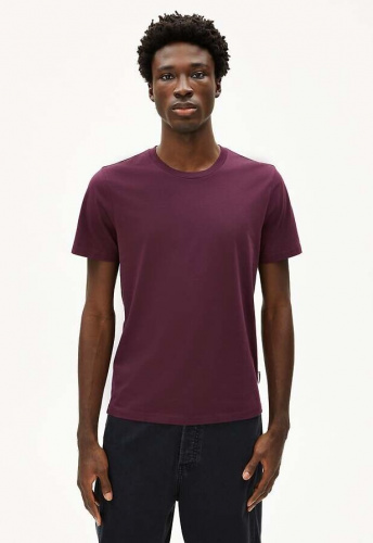 T-Shirt "Jaames" - dark cranberry