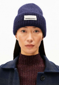 Woll/Mohair-Mütze "Snowaa" - tinted navy