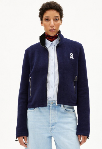 Fleece-Jacke "Iconic A Alankaa" - tinted navy