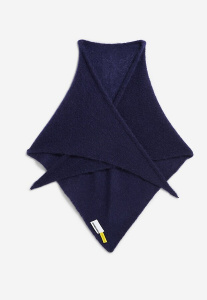 Mohair-Schal "Bryanaa" - tinted navy