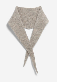 Small Mohair Blend Scarf - honey melange