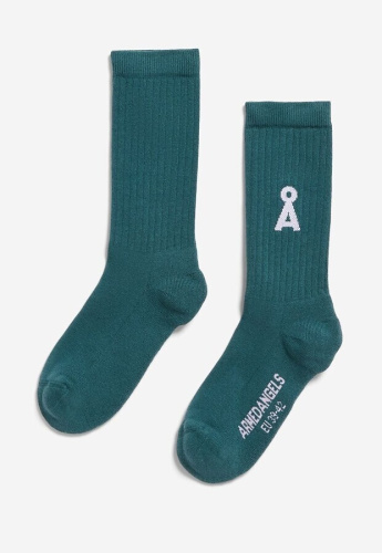 Socken "Saamus Bold" - petrol velvet