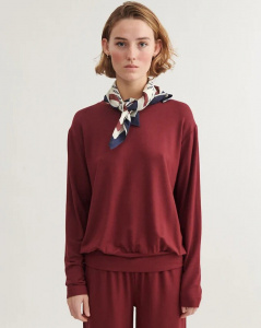 Bluse "Sadie" - bordeaux