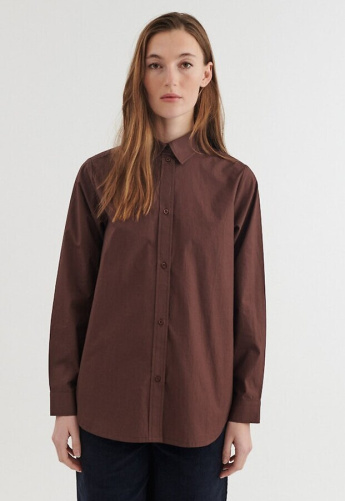 Bluse "Silje LS" - braun