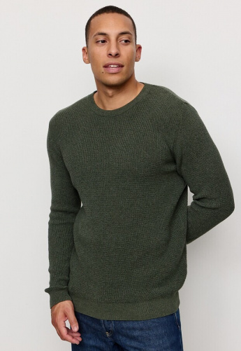 Feinstrick-Pullover "Bacopa" - green