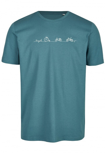 T-Shirt "Bicycle Line" - graugrün