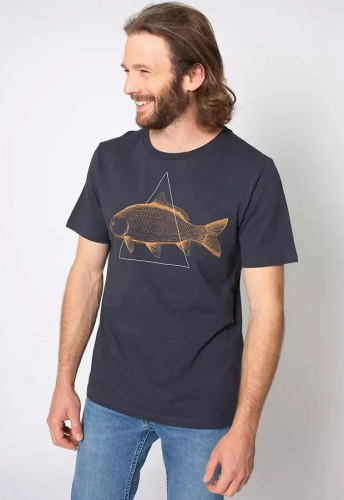 Zerum Herren T-Shirt "Carp" - dunkelgrau Zerum Herren T-Shirt "Carp" - dunkelgrau