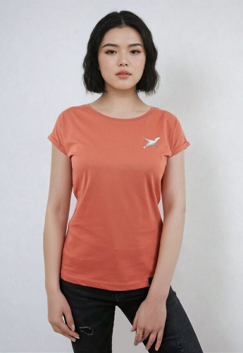 Damen T-Shirt "Seehund Small" - etruscan red