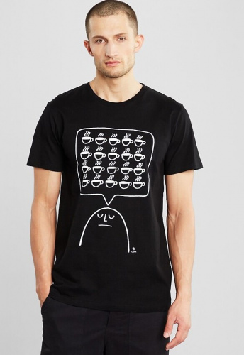 T-Shirt "Stockholm Coffee Mind" - black