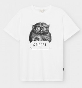 T-Shirt "Stockholm Caffeine Kick" - white