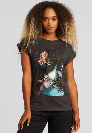 T-Shirt "Visby Lazer Cats" - forged iron