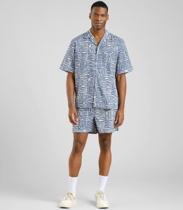 Shorts "Essingen Wave Tiles" - blue