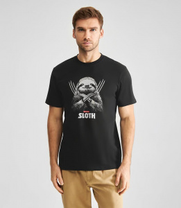 T-Shirt "Stockholm Sloth" - black