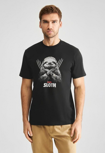 T-Shirt "Stockholm Sloth" - black