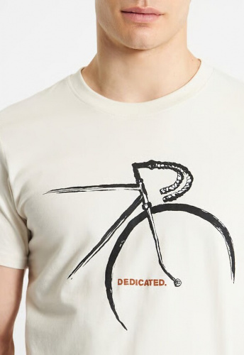 T-Shirt "Stockholm Side Bike" - white