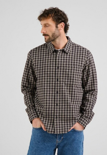 Hemd "Rute Flannel Check" - black