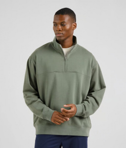 Half Zip Sweatshirt "Sandvalla" - forest green