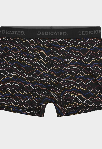 Boxer Briefs "Kalix Line Mountain" - black