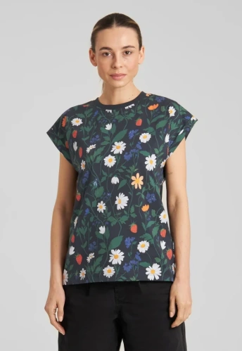 T-Shirt "Visby Strawberry Field" - black