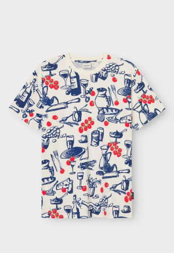 T-Shirt "Stockholm Dinner Time" - blue