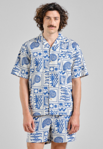 Shirt "Marstrand Ocean Squares"