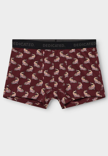 Boxer Briefs "Kalix Trout" - burgundy