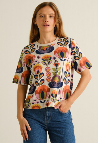 T-Shirt "Vadstena Autumn Harvest" - multicoloor