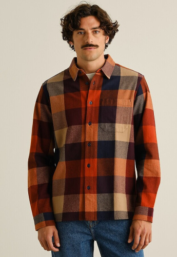 Hemd "Rute Flannel Check Muted"