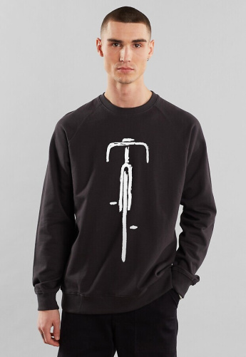 Sweatshirt "Malmoe Bike Front" - charcoal