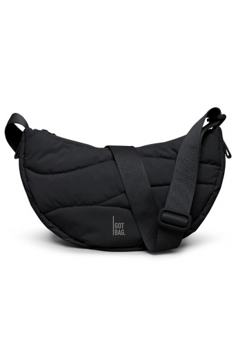 Got Bag "Wavy Puffer Moon Bag" - black