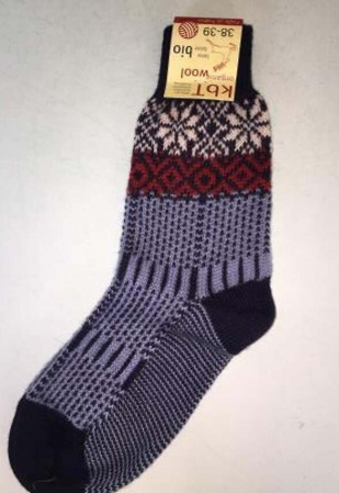 Trollsocke aus Biowolle Trollsocke aus Biowolle