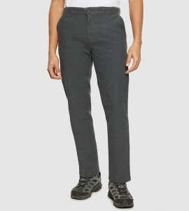 Flanell-Chino - dunkelgrau