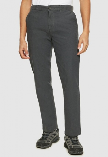 Regular Flannel Chinos - gray pinstripes