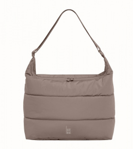 Got Bag "Puffer Square Bag Large Monochrome" - oyster