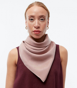 Givn Tencel Scarf "GBBrooklyn" - rosewood