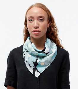 Givn Tencel Scarf "GBBrooklyn" - gentle blue
