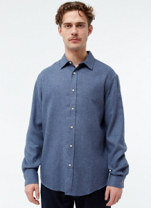 Givn Flanell-Hemd "John" - yale blue